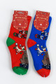 Vianočné ponožky sobík duo N 33