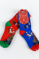 Vianočné ponožky sobík duo N 33