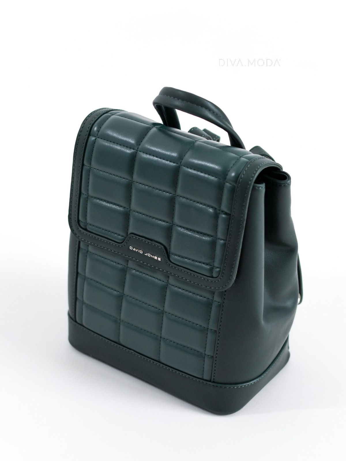 Prešívaný ruksak tmavo zelený N 71