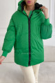 Oversize zimná bunda CC zelená S 569