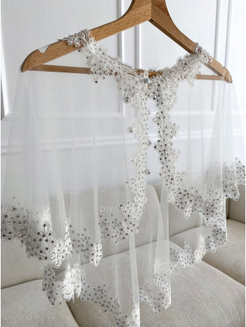 Vyšívané bolero na šaty 