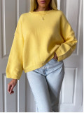Oversize sveter lemon M 14