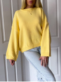 Oversize sveter lemon M 14