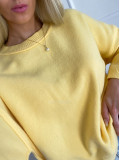 Oversize sveter lemon M 14
