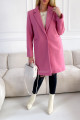 Prechodný kabát ružový M 25