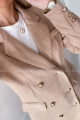 Jelenicový prechodný kabátik svetlo hnedý P 78