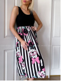 Midi šaty Mickey Minnie Pink Bow S 64