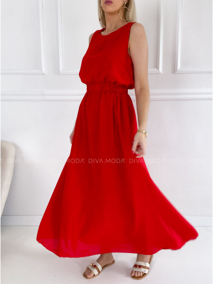 Maxi šaty Selinaa červené P 114
