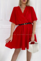 Padavé šaty Salma červené A 205