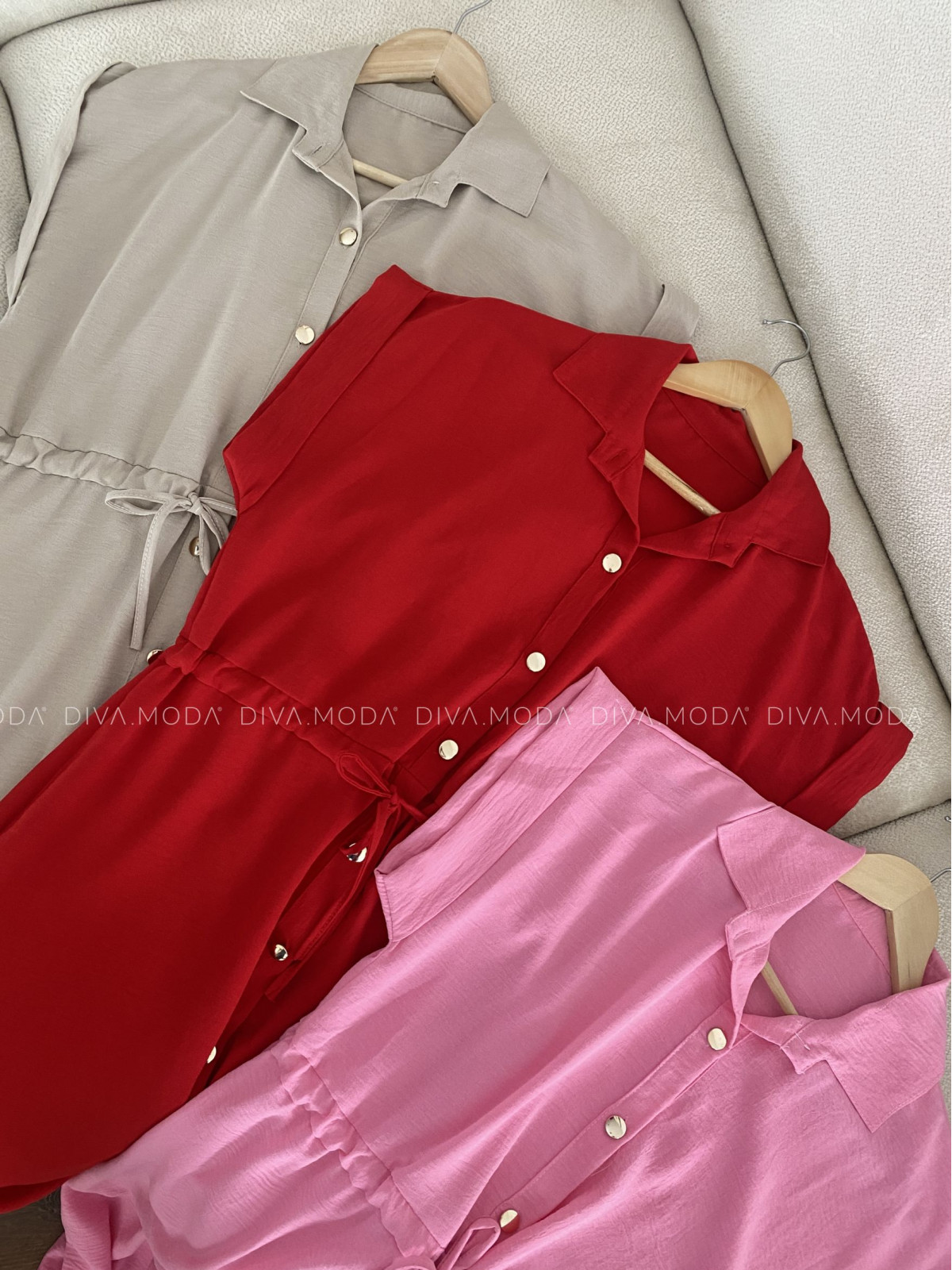 Košeľové maxi šaty Jasmina ružové P 101