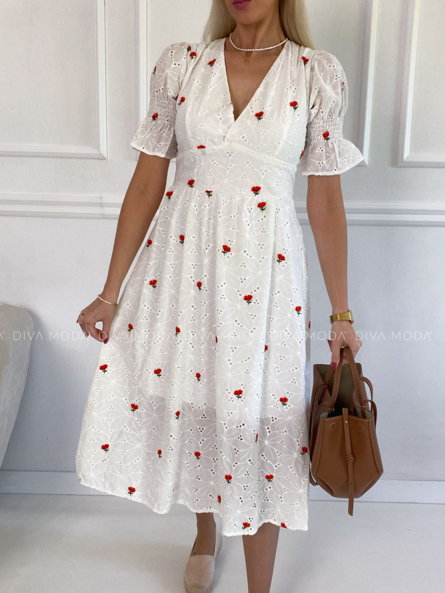 Dietované Midi šaty flowers P 179