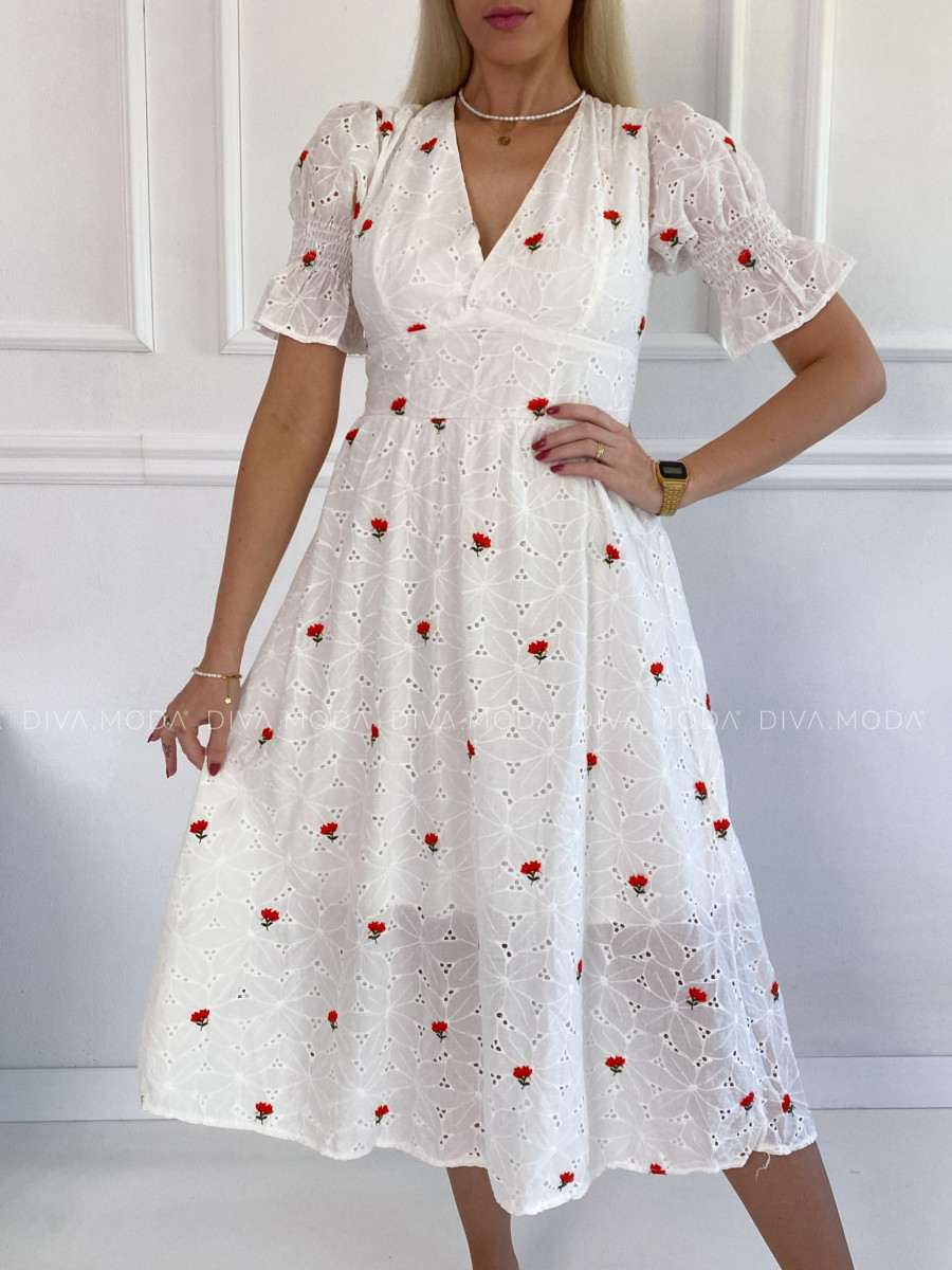 Dietované Midi šaty flowers P 179