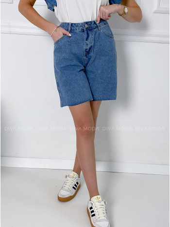 Riflové bermudy modré P 188