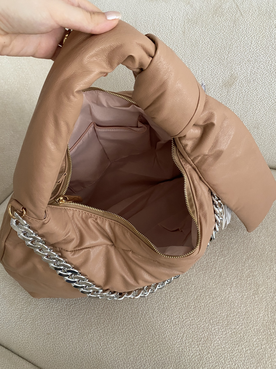 Bom Bag taupe s retiazkou N 15