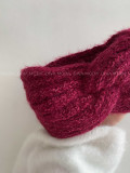 Prekrížená čelenka burgundy G 52