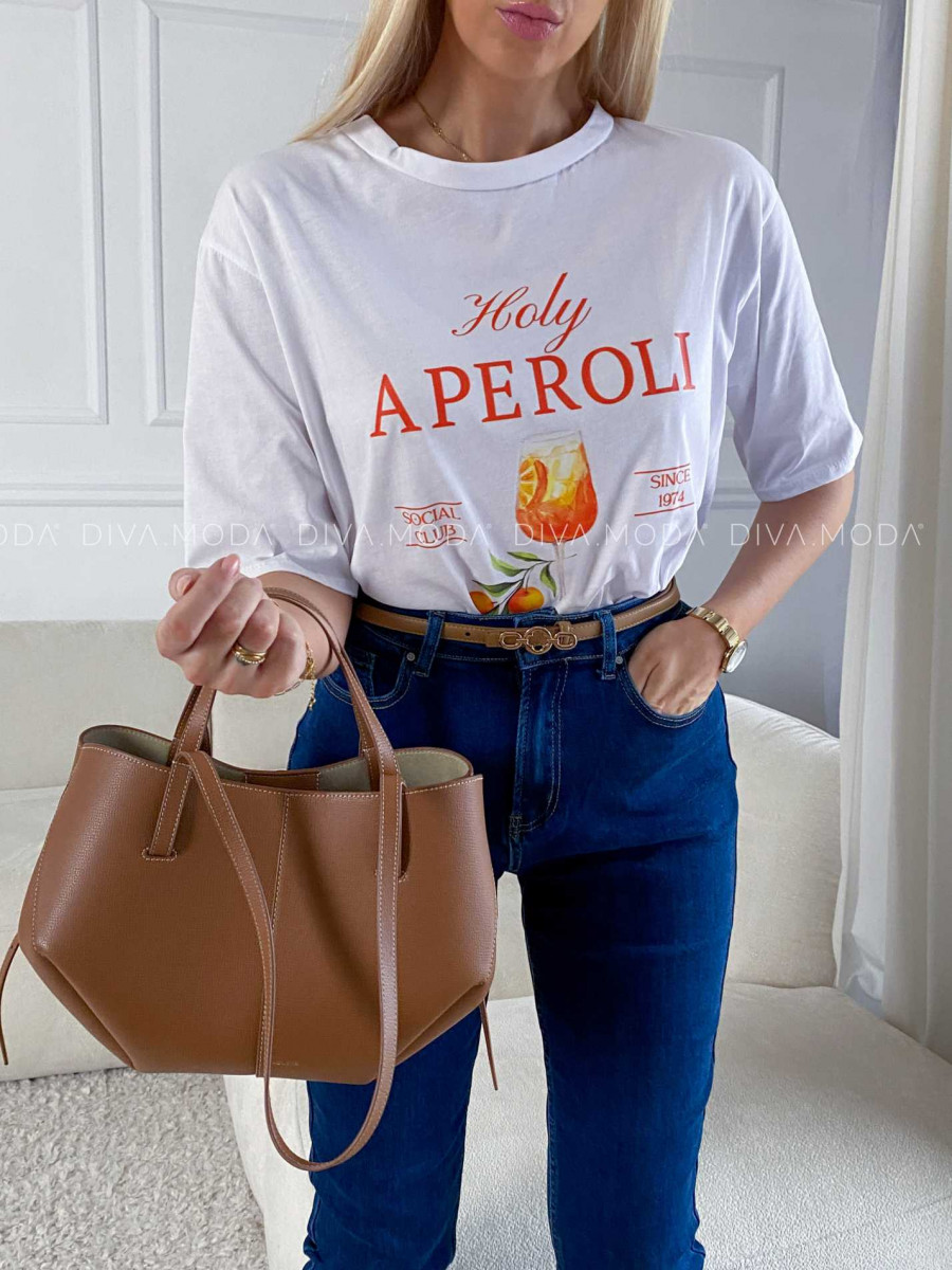 Tričko aperoli biele M 171 Tričko aperoli biele M 171