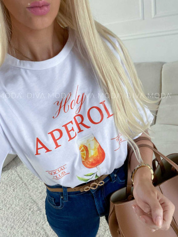 Tričko aperoli biele M 171 Tričko aperoli biele M 171