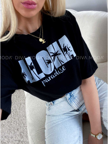 Tričko aloha čierne M 170 Tričko aloha čierne M 170