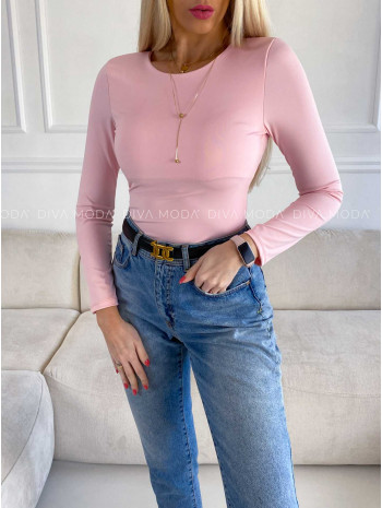 Hladké body light pink S 95