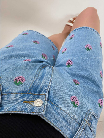 Riflové šortky strawberry M 247