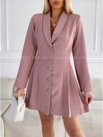 Sakové šaty Fioro staroružové M 232