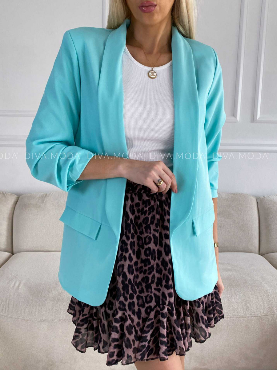 Elegantné dámske sako Rea mint M 233