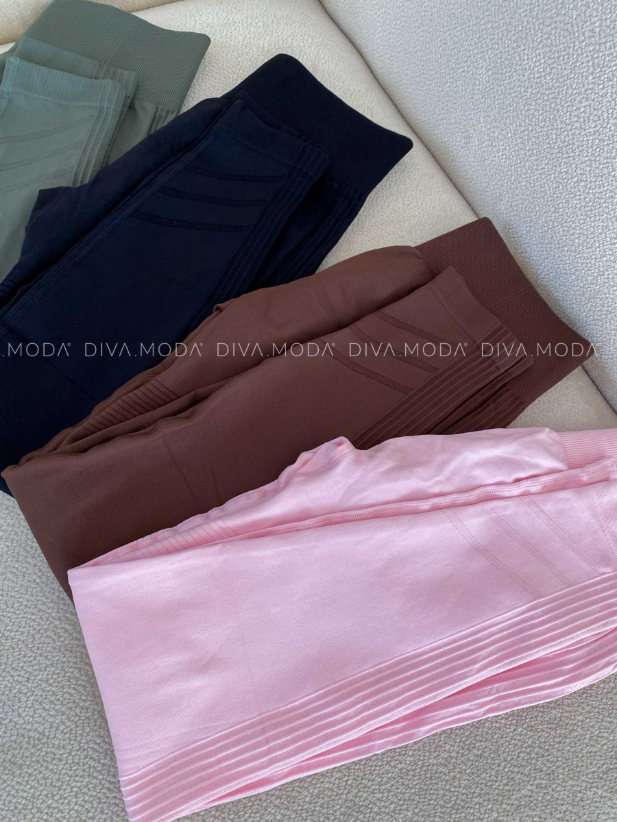 Push up sťahujúce legíny baby pink M 200