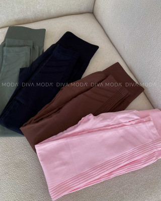 Push up sťahujúce legíny baby pink MM 200