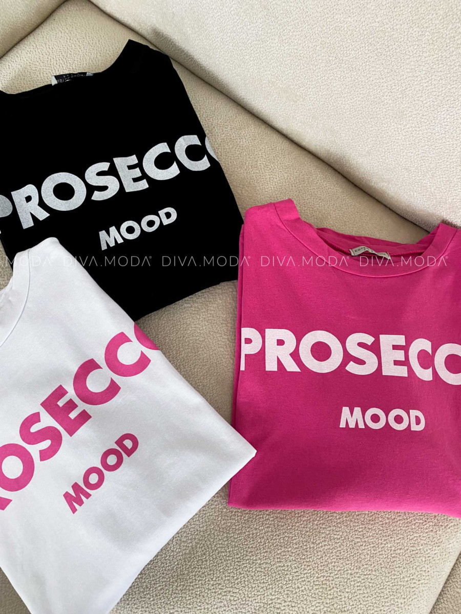Tričko proseco mood ružové M 169 Tričko proseco mood ružové M 169