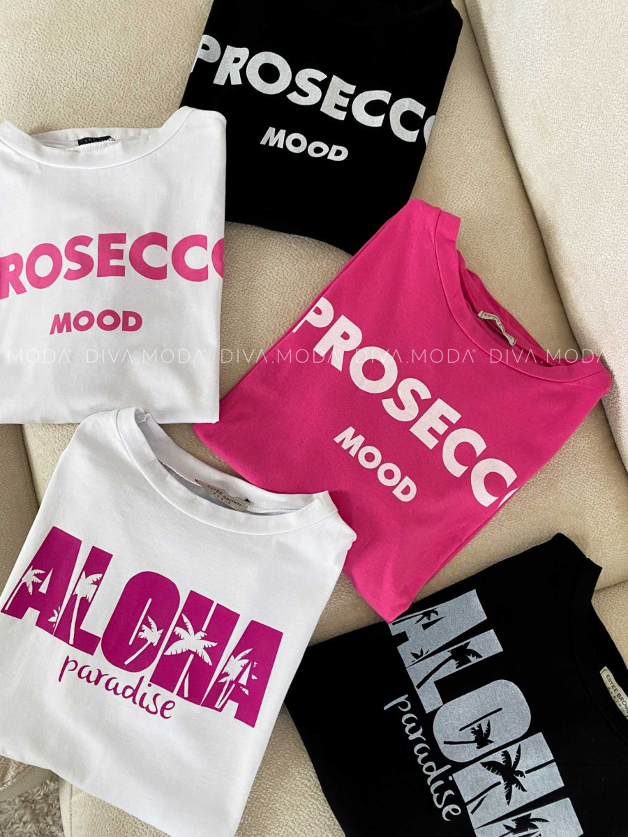 Tričko proseco mood ružové M 169 Tričko proseco mood ružové M 169