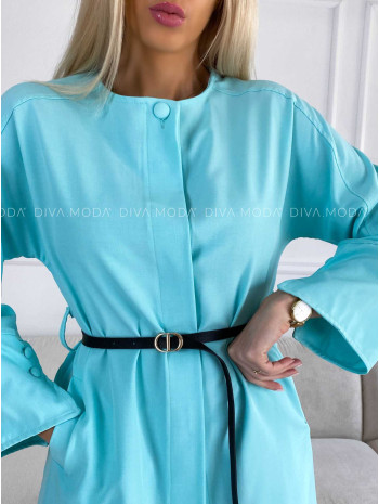 Elegantné šaty s opaskom Molly mint M 296