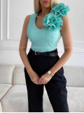 Top s 3D kvetmi mint M 348 Top s 3D kvetmi mint M 348