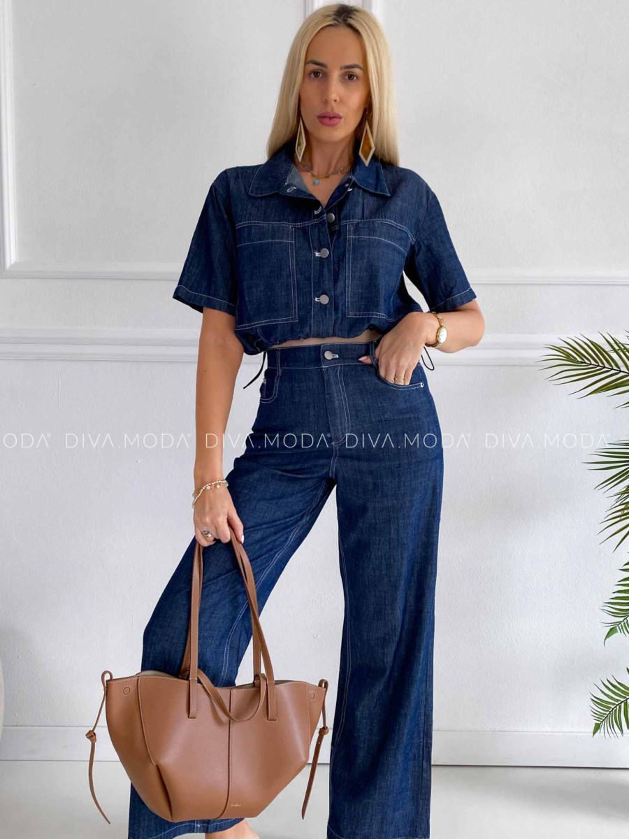 Rifľovinový komplet dark denim K 300