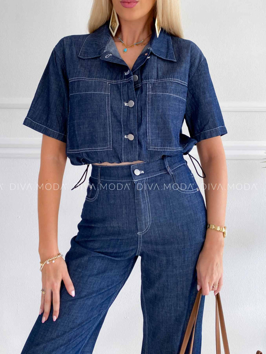 Rifľovinový komplet dark denim K 300