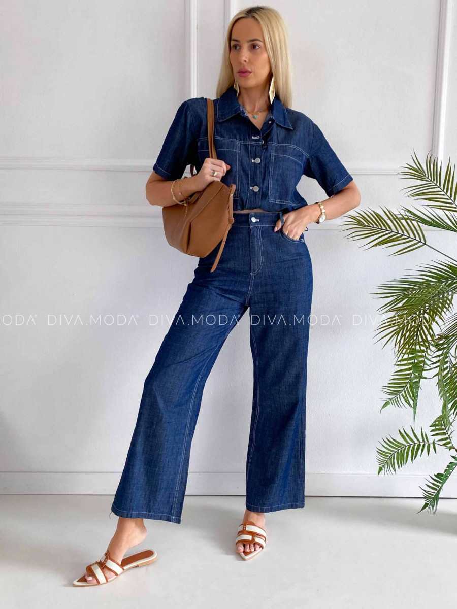 Rifľovinový komplet dark denim K 300