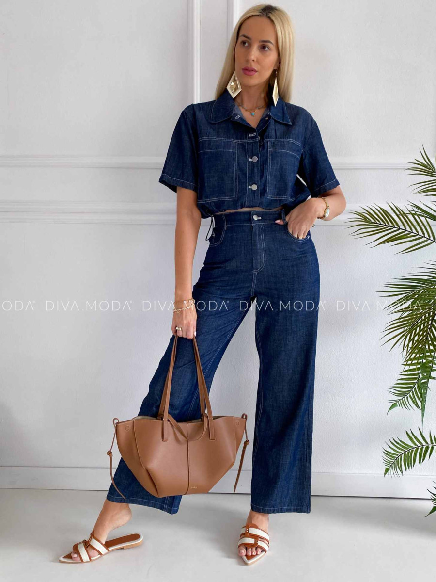 Rifľovinový komplet dark denim K 300
