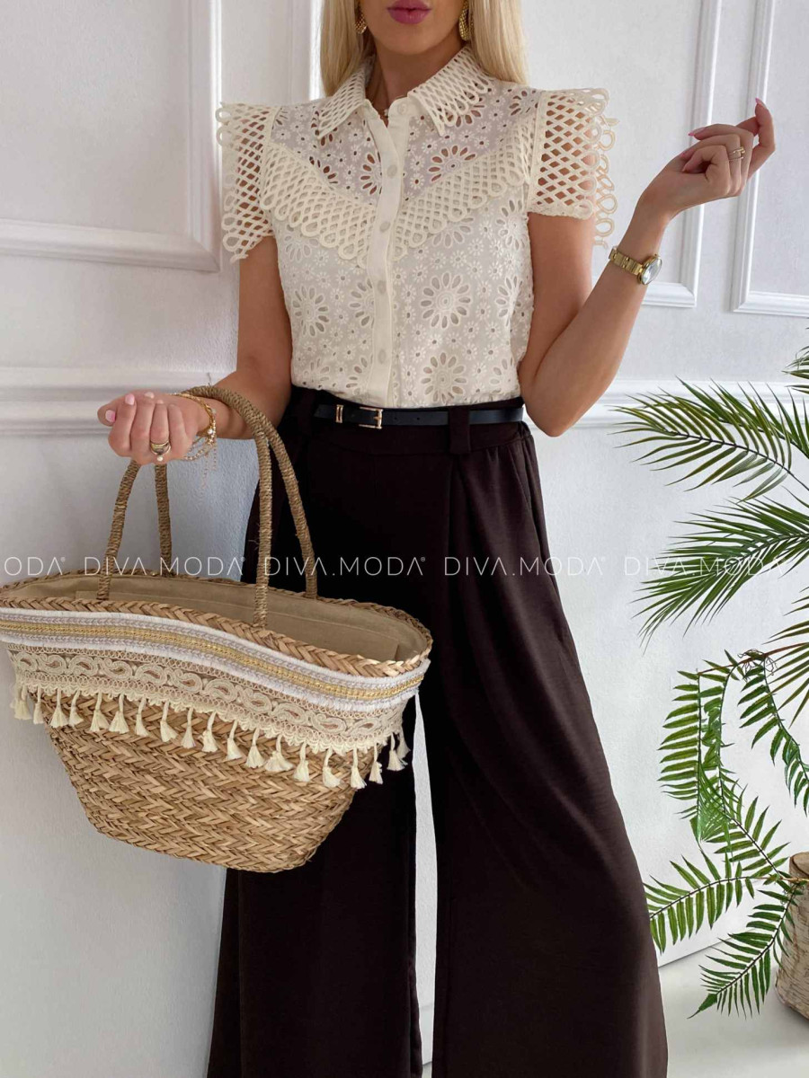 Blúzka madeira ecru P 219