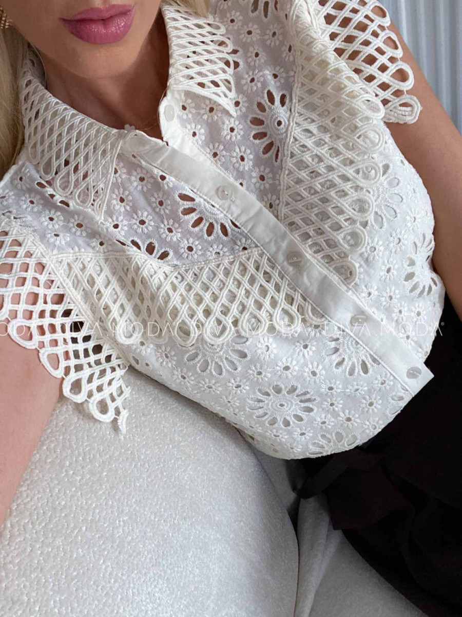 Blúzka madeira ecru P 219