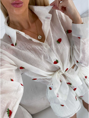 Letný kraťasový komplet s jahodami M 183