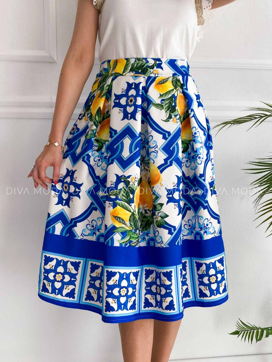 Tulipánová midi sukňa Amalfi K 361