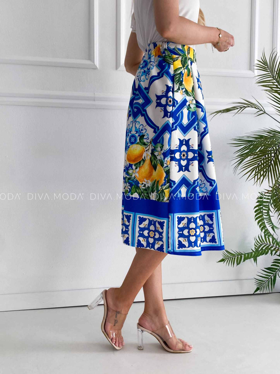 Tulipánová midi sukňa Amalfi K 361