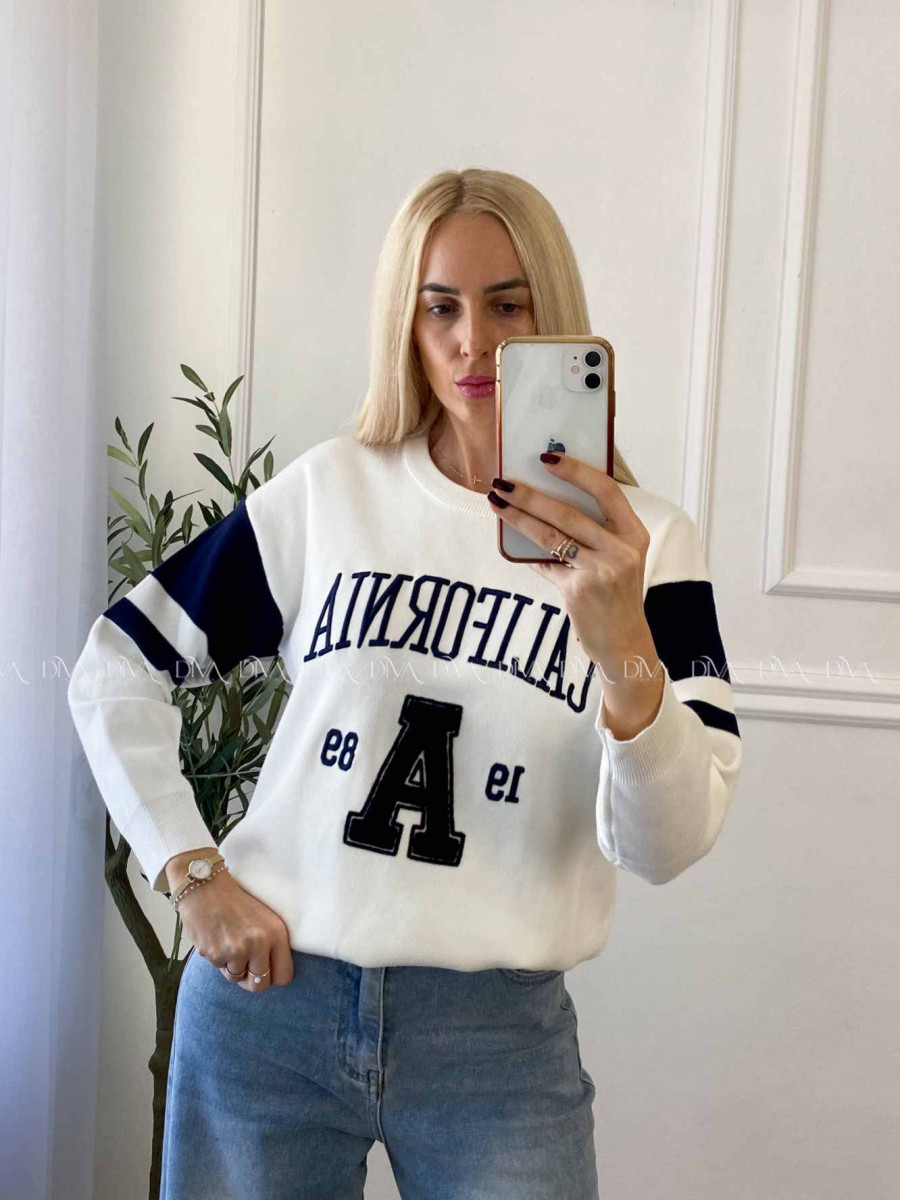 Sveter california smotanový A 30