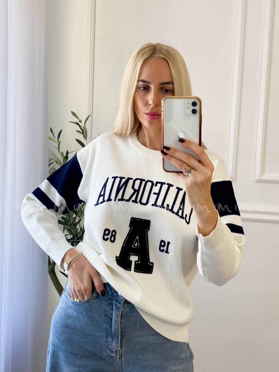 Sveter california smotanový A 30