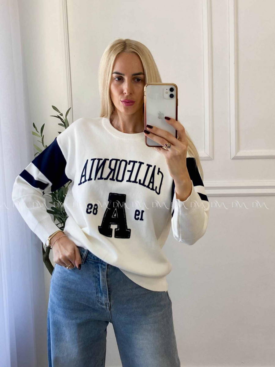 Sveter california smotanový A 30