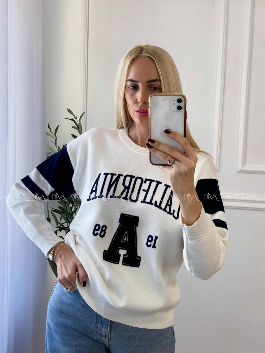 Sveter california smotanový A 30