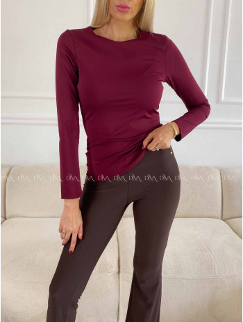 Hladký basic top burgundy A 76 Hladký basic top burgundy A 76