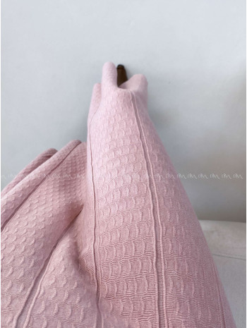 Úpletová A -sukňa so štruktúrou staroružová A 34