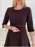 Krátke A- šaty Danea dark choco A 132