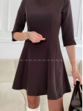 Krátke A- šaty Danea dark choco A 132