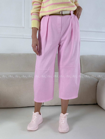 Bavlnené balónové rifle ružové AB 18